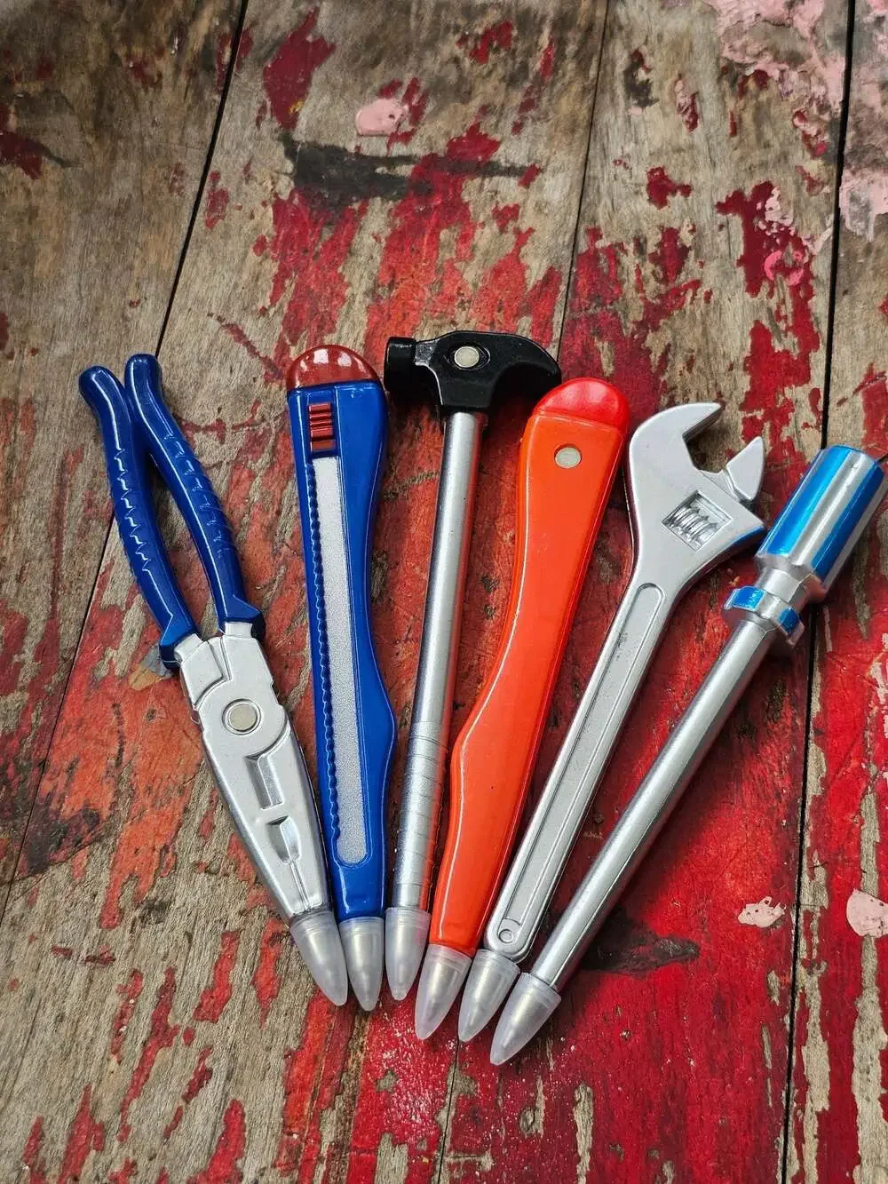 Hardware Shape Ballpoint Pens Novelty Tool Design Black Ink Set
